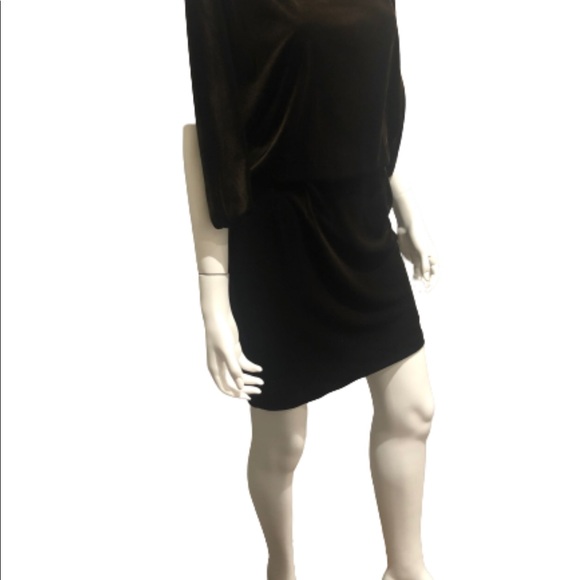 Jessica Simpson Espresso Soft Velvet Dress Medium NWT - Picture 6 of 8